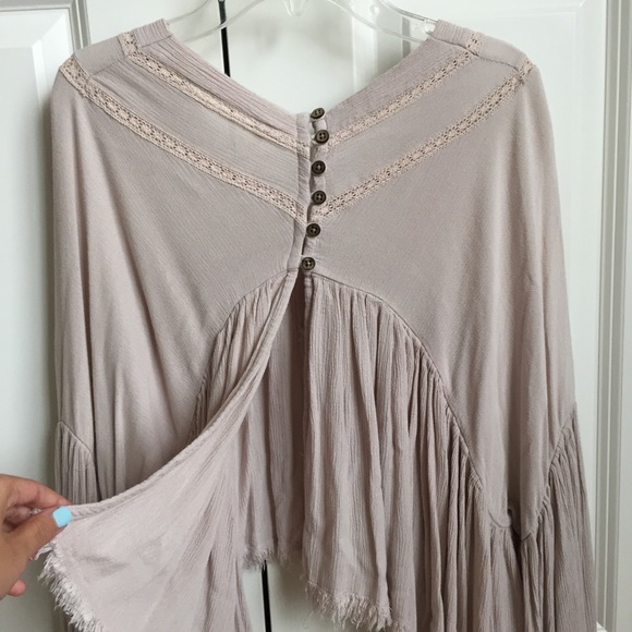Free People Flowy Boho Top - Picture 3 of 3